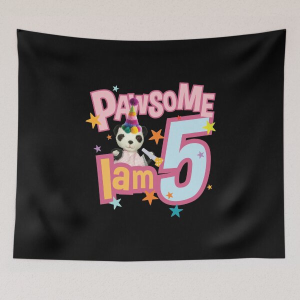 Item preview, Sooty Soo I Am Five 5th Birthday Pawsome Kids designed and sold by All-And-Every.