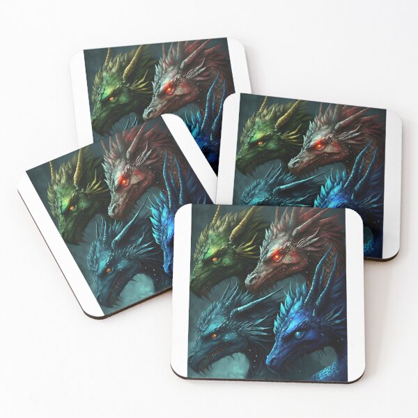 Item preview, Four Elemental Dragons - Fantastic Art of Mythical Creatures designed and sold by Hipatye26.