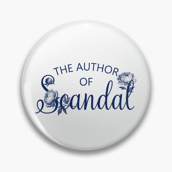 Item preview, The Author of Scandal Regency Bookish Quote Print designed and sold by Olhapro.
