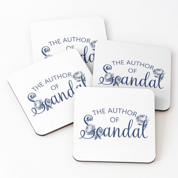 Item preview, The Author of Scandal Regency Bookish Quote Print designed and sold by Olhapro.