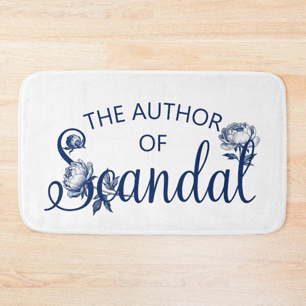 Item preview, The Author of Scandal Regency Bookish Quote Print designed and sold by Olhapro.