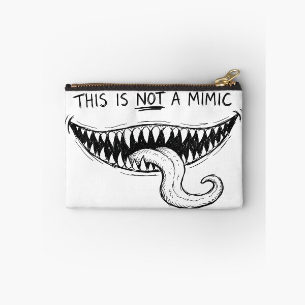 Item preview, This Is Not A Mimic Hand Drawn Monster Mouth RPG designed and sold by Fenay Designs.