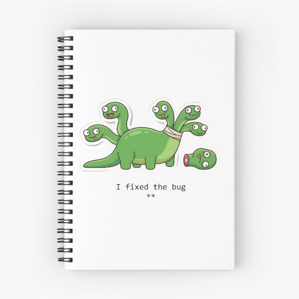 Item preview, I Fixed The Bug Hydra - Infinite Coding Loop designed and sold by TheRichGallery.