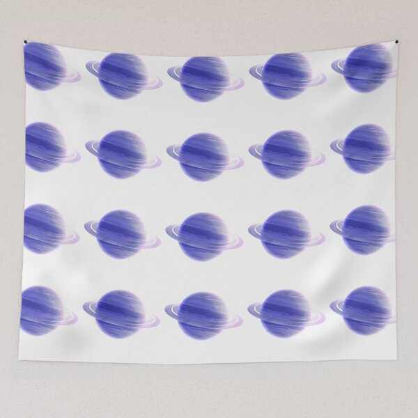 Item preview, Ethereal Purple Planet with Rings  designed and sold by Tablotique.