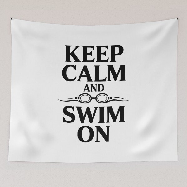 Item preview, Keep Calm and Swim On designed and sold by Frank Ring.