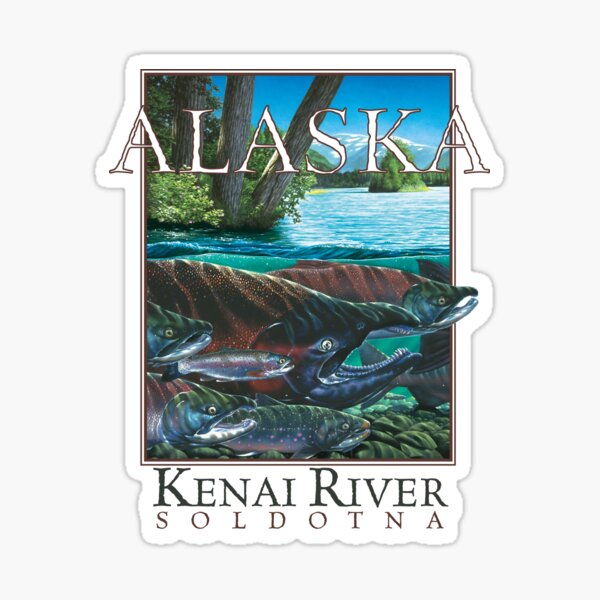 Vista previa del artículo con la obra «KINGS COURT / KENAI RIVER, ALASKA», diseñado y vendido por jameshavens.