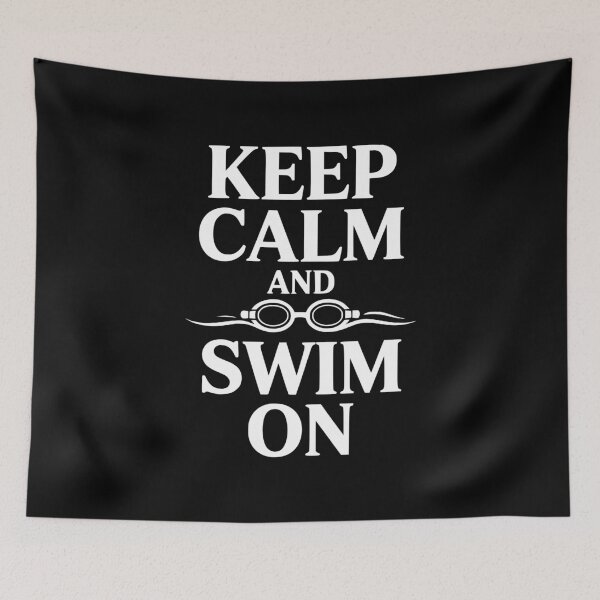 Item preview, Keep Calm and Swim On designed and sold by Frank Ring.
