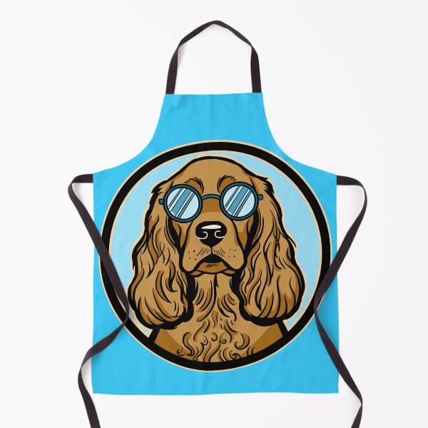 Item preview, Cocker Spaniel with blue glasses designed and sold by MartynaKanik.