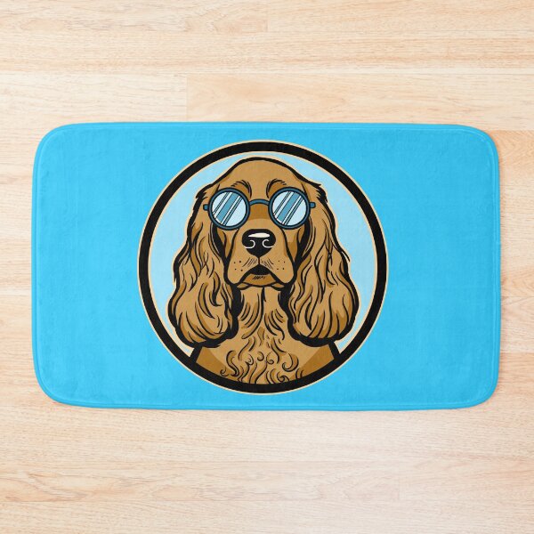Item preview, Cocker Spaniel with blue glasses designed and sold by MartynaKanik.