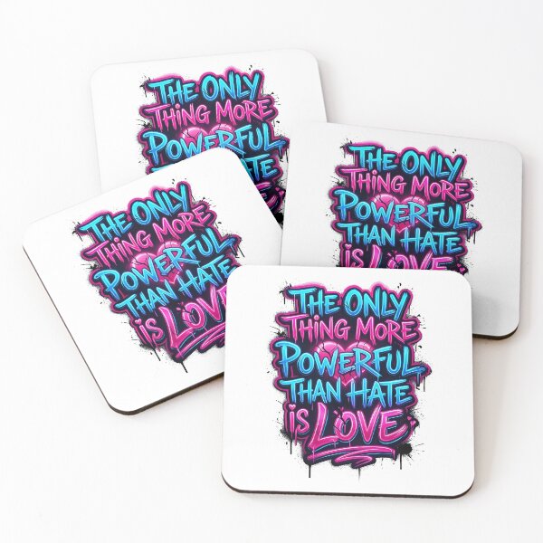 Item preview, The Only Thing More Powerful Than Hate Is Love  designed and sold by Uglyandcute.