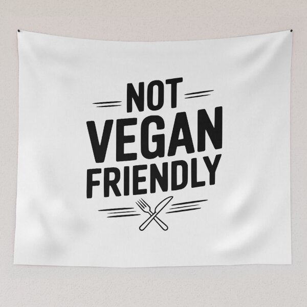 Item preview, Not Vegan Friendly designed and sold by Frank Ring.