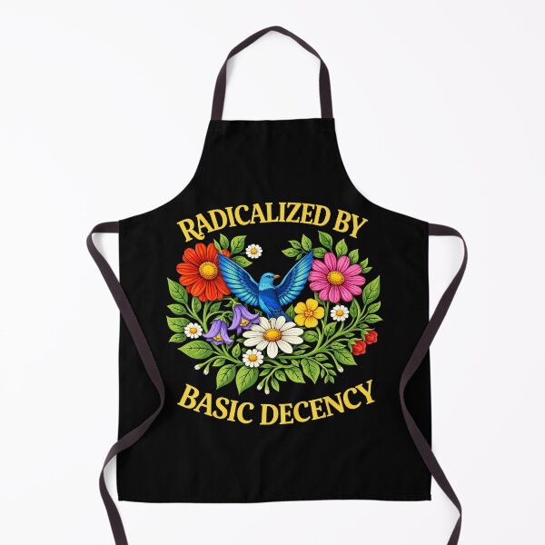 Item preview, Floral Radicalized by Basic Decency Feminist Activist  designed and sold by gear-posters.