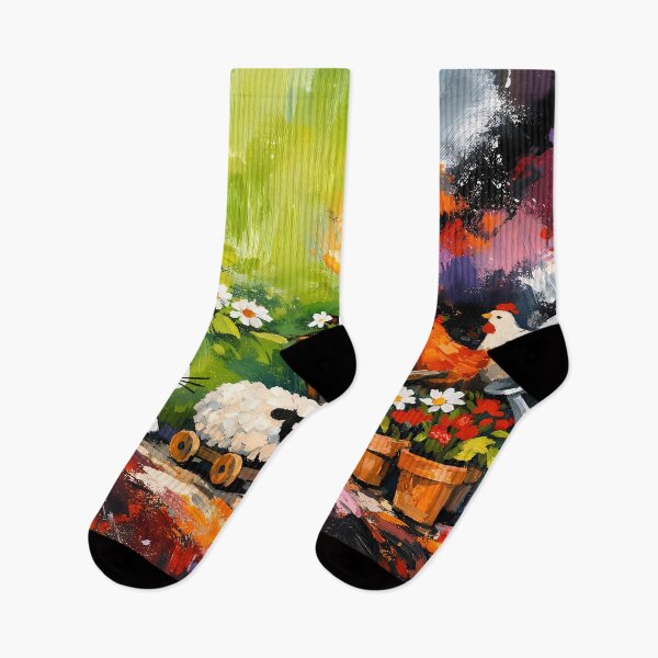 Item preview, Colorful Garden with Animals designed and sold by cuprum.