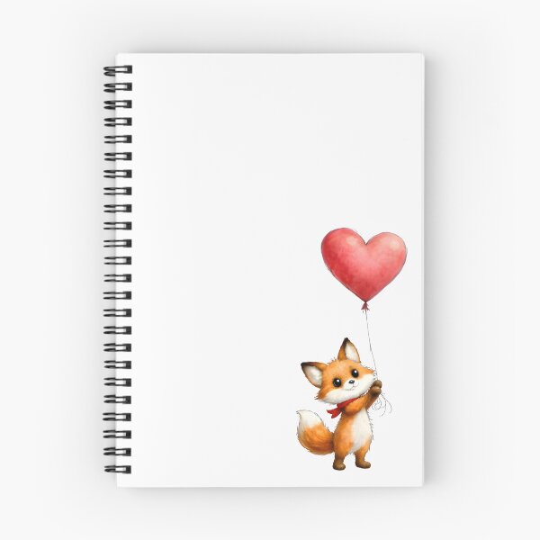 Item preview, Renard Pettite Fox With Red Balloon designed and sold by TomelaGio.