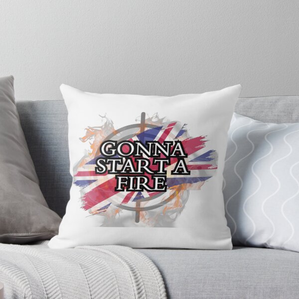 Item preview, Pyromania Eighties Arena Rock Retro Glam Metal All Over Pattern Design designed and sold by ShaBooBooBeh.