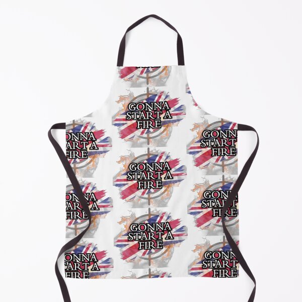 Item preview, Pyromania Eighties Arena Rock Retro Glam Metal All Over Pattern Design designed and sold by ShaBooBooBeh.