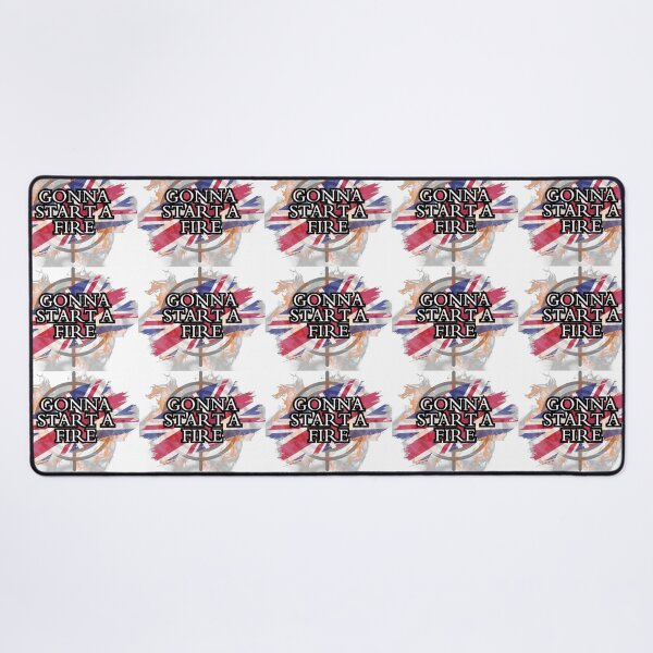 Item preview, Pyromania Eighties Arena Rock Retro Glam Metal All Over Pattern Design designed and sold by ShaBooBooBeh.