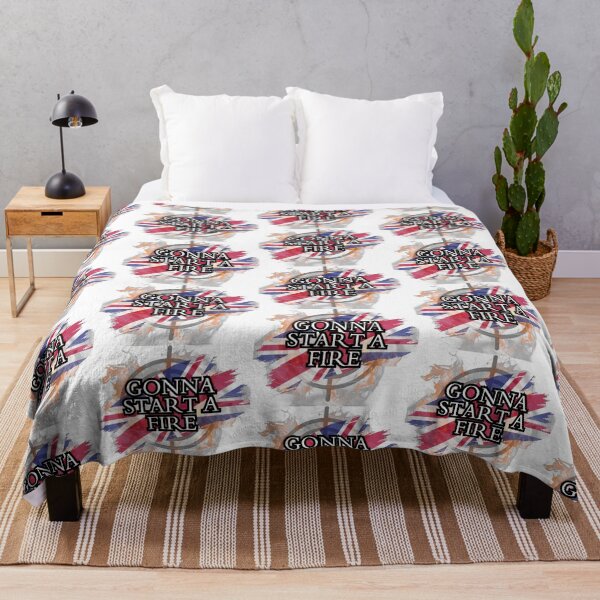 Item preview, Pyromania Eighties Arena Rock Retro Glam Metal All Over Pattern Design designed and sold by ShaBooBooBeh.