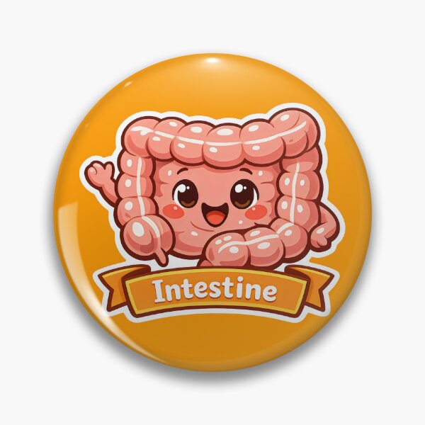 Item preview, Digestive System Cute Intestine Medical Illustration designed and sold by SplashTastic.