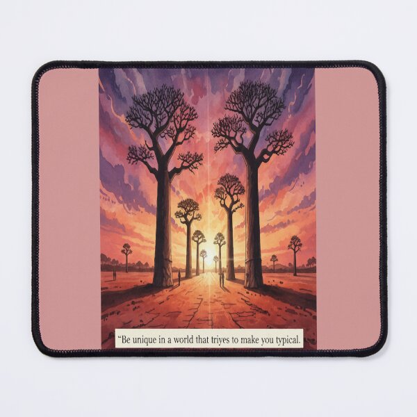 Item preview, Madagascar Baobab Trees - Sunset Vector & Watercolor designed and sold by TheDesignDen21.