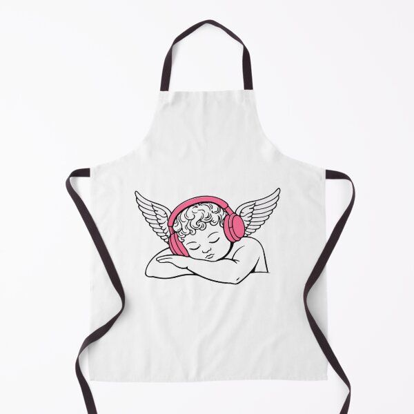 Item preview, Sleeping Cupid Angel Pink Headphones Streetwear Music Lover designed and sold by w1ckerman.