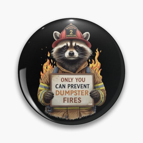 Item preview, Only You Can Prevent Dumpster Fires designed and sold by Tom-Apex-Art.