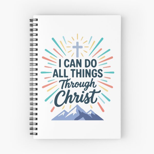 Item preview, I Can Do All Things Through Christ Christian Bible Verse – Philippians 4:13 Faith Motivational  designed and sold by stylishdzign.