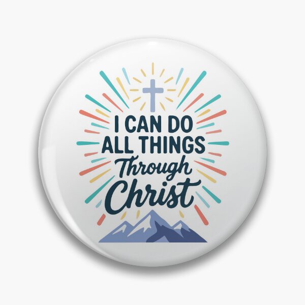 Item preview, I Can Do All Things Through Christ Christian Bible Verse – Philippians 4:13 Faith Motivational  designed and sold by stylishdzign.