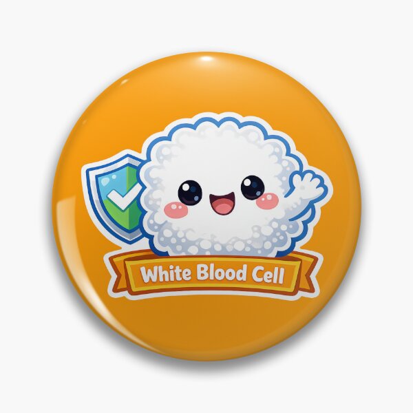 Item preview, Immune System White Blood Cell Science Art designed and sold by SplashTastic.