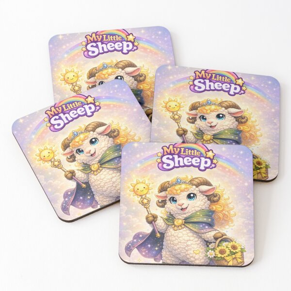 Item preview, Spunshine Wool - Sunbeam Princess of the Pasture (My Little Sheep Parody) designed and sold by Thpoar.