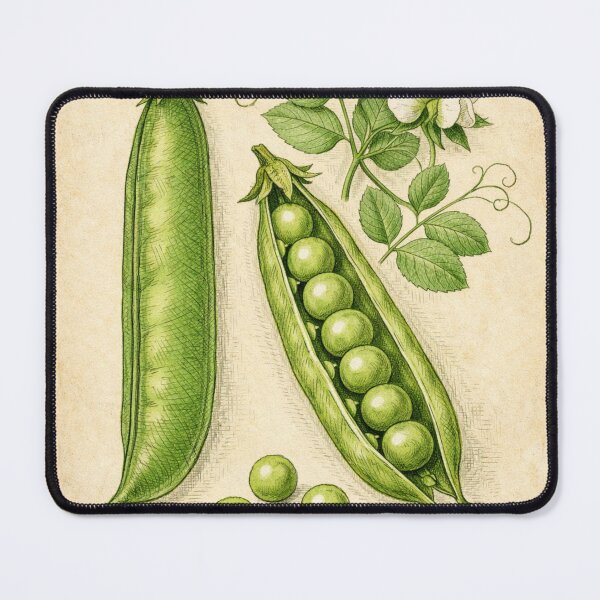 Item preview, Vintage Pea Botanical Illustration – Pisum Sativum Antique Kitchen Art designed and sold by Darlin8888.