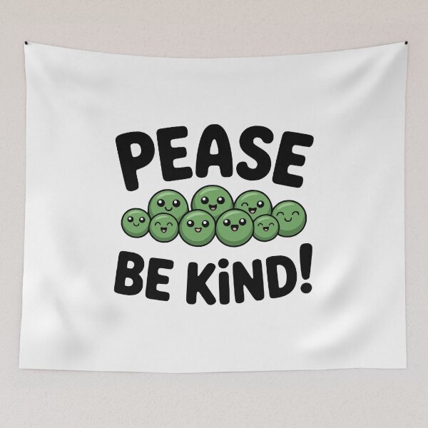 Item preview, Pease Be Kind! Cute Pea Pun designed and sold by PMCreative.