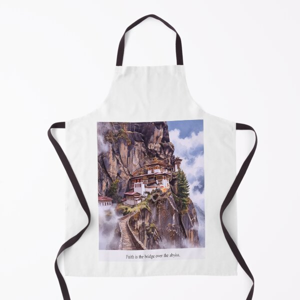 Item preview, Tiger's Nest Bhutan - Himalayan Monastery Watercolor Art designed and sold by TheDesignDen21.
