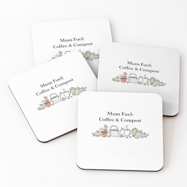 Item preview, Mum Fuel: Coffee & Compost Gardening Mother’s Day Floral Design designed and sold by PitchGirly.