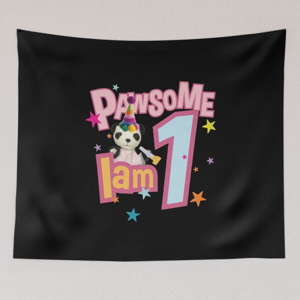 Item preview,  Sooty Soo I Am One 1st Birthday Pawsome Kids designed and sold by All-And-Every.