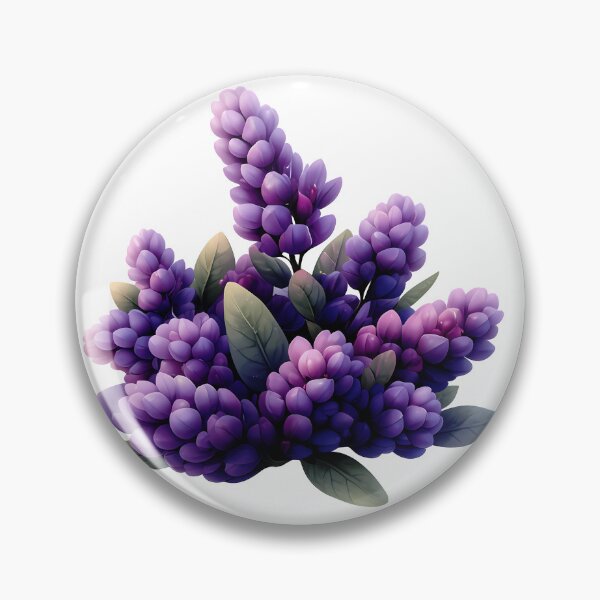 Item preview, Lilac Hyacinth Bouquet - Elegant Romantic Purple Floral Art Print designed and sold by DesignArtist.ia.