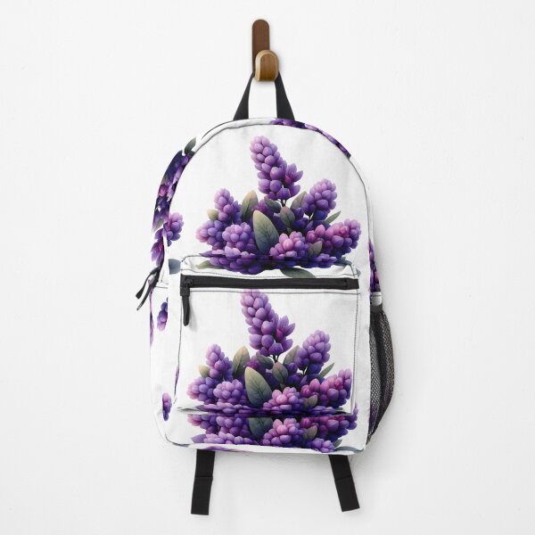Item preview, Lilac Hyacinth Bouquet - Elegant Romantic Purple Floral Art Print designed and sold by DesignArtist.ia.