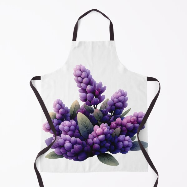 Item preview, Lilac Hyacinth Bouquet - Elegant Romantic Purple Floral Art Print designed and sold by DesignArtist.ia.