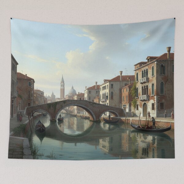 Item preview, Venetian bridge in the evening light designed and sold by Sigtrix.