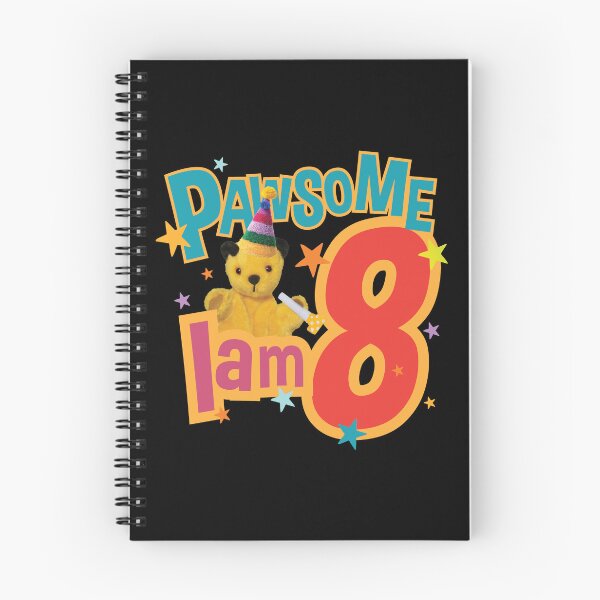 Item preview, Sooty I Am Eight 8th Birthday Pawsome Kids designed and sold by All-And-Every.