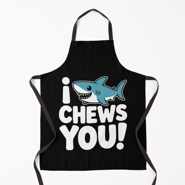 Item preview, I Chews You! Funny Shark Pun designed and sold by PMCreative.