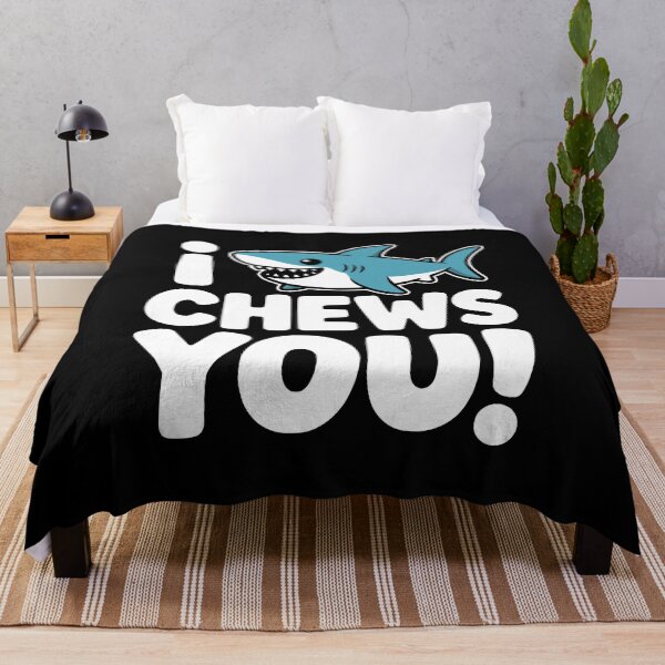 Item preview, I Chews You! Funny Shark Pun designed and sold by PMCreative.