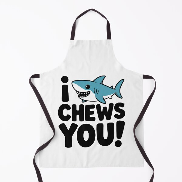 Item preview, I Chews You! Cute Shark Pun designed and sold by PMCreative.