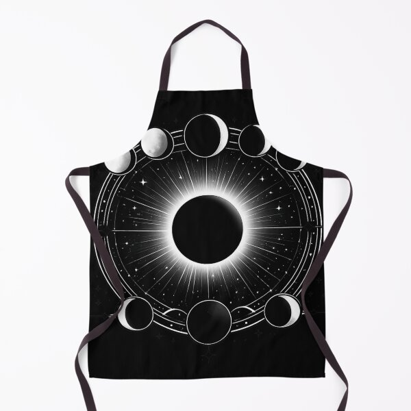 Item preview, Total Eclipse Alignment – Minimalist Solar and Lunar Phases Vector Design designed and sold by JordanInk Studio.