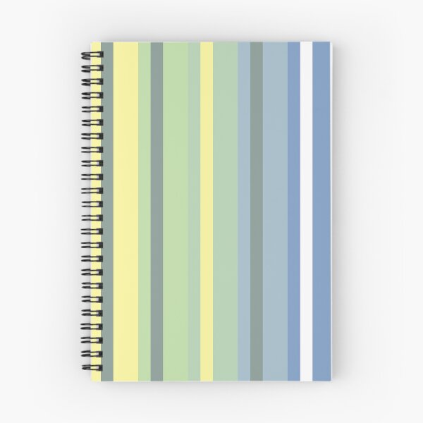 Item preview, Vertical stripes shades of grey, green, blue, yellow color seamless pattern designed and sold by Rhu Creations.