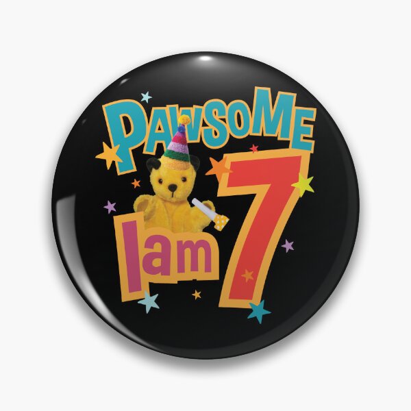Item preview, Sooty I Am Seven 7th Birthday Pawsome Kids designed and sold by All-And-Every.
