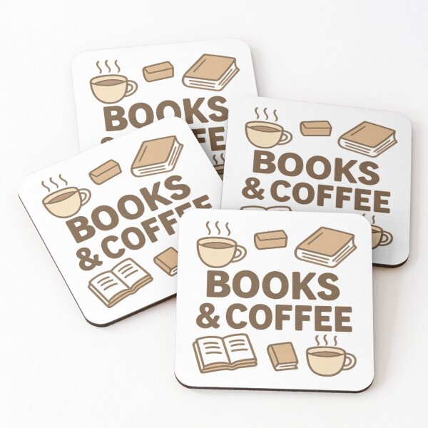 Item preview, Books & Coffee – Cozy Reader Aesthetic Design designed and sold by OwnYourMood.