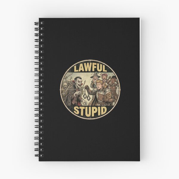 Item preview, Lawful Stupid Paladin Arresting Vampire Funny RPG designed and sold by Fenay Designs.