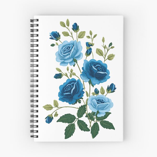Item preview, Blue Rose Bouquet - Dramatic Elegant Romantic Floral Art Print designed and sold by DesignArtist.ia.