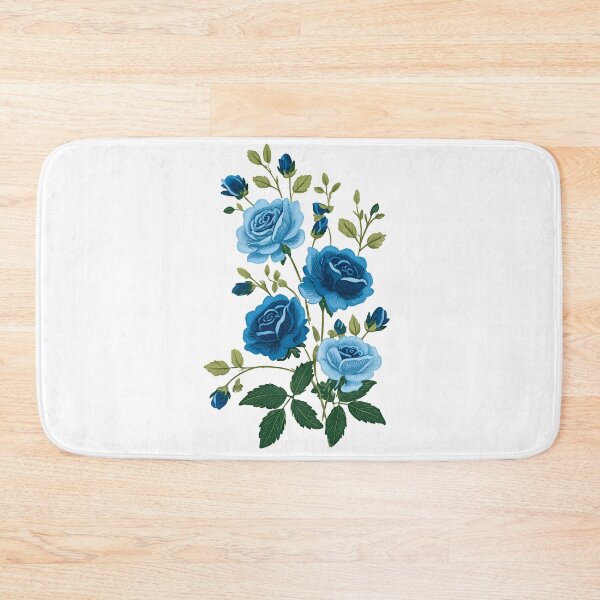 Item preview, Blue Rose Bouquet - Dramatic Elegant Romantic Floral Art Print designed and sold by DesignArtist.ia.
